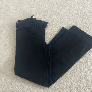 Black Madewell kick out jeans mid rise